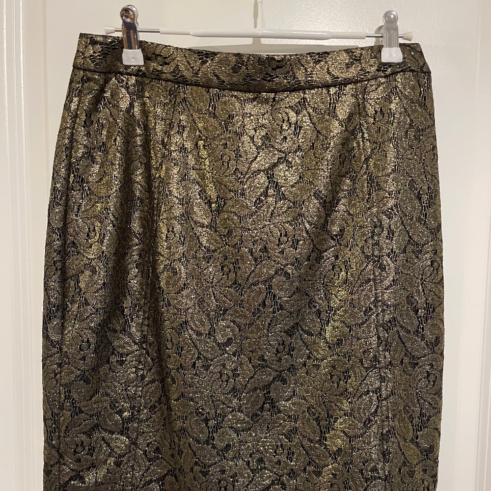 Shimmery Pencil Skirt